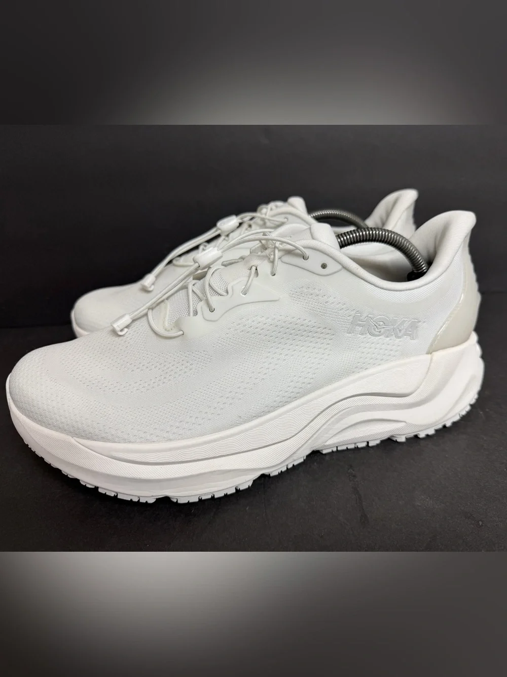 NEW Hoka One One Arahi SR Men’s Size 10.5 (2E WIDE) 1168714-WWH Shoes Rare White